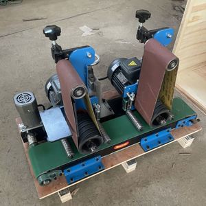 Flat Small Sanding Sheet Industrial Surface Automatic Polisher Metal Polishing Machine for Stainless Steel Aluminium Metal - Product Image 3