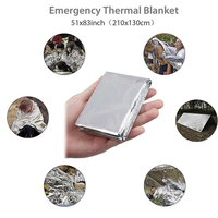 Kit de survie d'urgence en plein air, ensemble d'outils de survie portables avec boussole, allume-feu, stylo tactique pour le camping et la randonnée