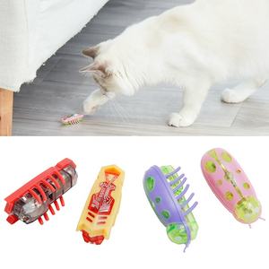 Plastik dayanıklı pil güç elektronik uğur böceği böcek fare şekli <span class=keywords><strong>mini</strong></span> <span class=keywords><strong>pet</strong></span> kapalı eğlenceli kedi interaktif akıllı oyuncak - Product Image 1