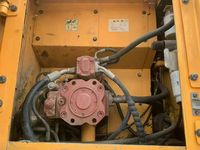 Excavatrice sur pneus Hyundai 15 tonnes d'occasion, fabriquée en Corée du Sud, modèle 150W-7, avec pompe hydraulique HYDAC et engrenage de 1,43 m