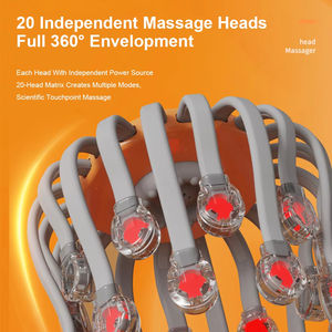 Masajeador de Cuero Cabelludo Inteligente para el Hogar, con Control Táctil Automático, Silicona ABS, Portátil y con Batería Integrada para Aliviar el Estrés - Product Image 2