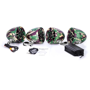 Nuevo Sistema de Sonido Estéreo <span class=keywords><strong>AOVEISE</strong></span> MT452 para ATV, UTV y Motocicletas, Impermeable, ABS, IP65, 4x50W, Anti-Robo, Control Remoto, FM, MP3, USB, Amplificador - Product Image 2