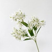 Bunga Gypsophila Sutra Buatan Tangkai Tunggal, Bunga Palsu untuk Dekorasi Pernikahan, Hotel, dan Rumah