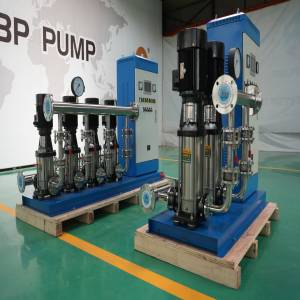 Pompe centrifuge verticale multi-étages en acier inoxydable de haute qualité, pompe de surpression industrielle pour l'approvisionnement en eau, l'irrigation et la lutte contre l'incendie QDL Vert - Product Image 3
