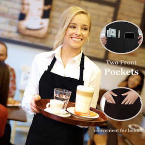 Biểu Tượng Tùy Chỉnh In Polyester Bông Tạp Dề Cá Nhân Màu Sắc Có Thể Điều Chỉnh Nấu Ăn Đầu Bếp Nhà Bếp Tạp Dề Cho Phụ Nữ Người Đàn Ông Với Túi - Product Image 5