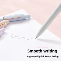 Stylo Gel Rétractable Personnalisé avec Logo, Pointe Balle Morandi 0,5 mm, Plastique, Marque Yilan, Haute Qualité, Vente en Gros, pour Bureau et École