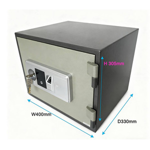 Bảo mật cao Nhà cung cấp Trung Quốc Mới quốc tế phòng cháy chữa cháy ratingdual cửa vân tay chống cháy nhà an toàn với khóa chìa khóa - Product Image 2