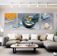 HD 3-Paire Cristal Porcelaine Peinture Salon Suspendu Image Impression Mur Art Œuvres Nature Morte Impression sur Toile