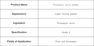 Polvo de <span class=keywords><strong>Piña</strong></span> Instantáneo Soluble en Agua para Preparar Pina <span class=keywords><strong>Colada</strong></span> y Smoothies, Agente Saborizante Natural, Materia Prima de Grado Alimenticio a Granel - Product Image 2