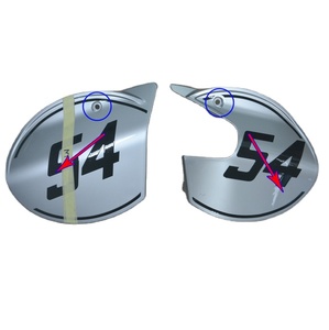 Paneles laterales superiores de fibra de carbono para <span class=keywords><strong>Ducati</strong></span> <span class=keywords><strong>Scrambler</strong></span> <span class=keywords><strong>Cafe</strong></span> <span class=keywords><strong>Racer</strong></span> 2017 - Product Image 1