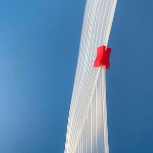 Chất Lượng Cao Đa-Theo Dõi Có Thể Tái Chế Trong Suốt Bền Dây Kéo Nhựa Báo Chí Khóa Pouch Mở End PE Dây Kéo - Product Image 3