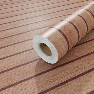 Carta da Parati Effetto Legno Adesiva <span class=keywords><strong>3D</strong></span>, Adesivo Murale in PVC con Venature del Legno <span class=keywords><strong>per</strong></span> Decorazione Domestica, <span class=keywords><strong>Pannelli</strong></span> Murali - Product Image 5