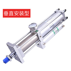 Cylindre de surpression pneumatique hydraulique Suodi MPT63 80 100 150 200 10 20 3T 5T 10T à course réglable, type de montage vertical - Product Image 1