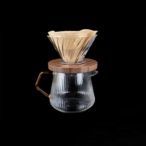 Accesorios para Café, Jarra de Vidrio de Borosilicato Resistente al Calor de 600 ml, Cafetera V02 para Verter sobre la Taza - Product Image 5
