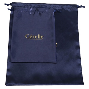 Bolsa de Satén con Cordón para Guardar Ropa Interior y Calcetines, con Logotipo Personalizado, Bolsa de Satén de Lujo para Zapatos - Product Image 3