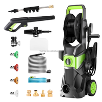 Laveuse à pression électrique 3000W sur roues, écologique, pour le nettoyage de voitures, camping-cars et motos - Vente en gros