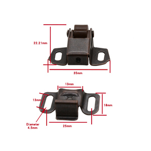 Loquet magnétique pour porte, verrou de porte facile à utiliser, <span class=keywords><strong>aimant</strong></span> pour une <span class=keywords><strong>fermeture</strong></span> sécurisée des portes intérieures et extérieures - Product Image 1