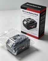 Batterie d'outil de perçage sans fil rechargeable BL1850 18V, 5Ah, 500+ cycles, 25.2V pleine tension, cathode LiNiMnCoO2 pour