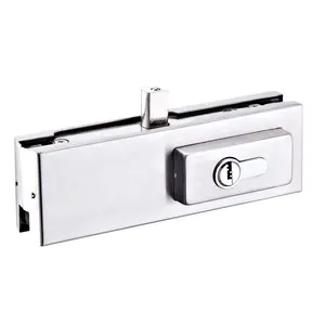 SK-050B Afdekplaat Glas Hardware Slot 304 201 Roestvrijstalen Frameloze Glazen Deur Patchfitting