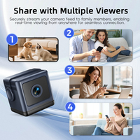 Mini caméra de sport portable HD 1080P, surveillance de sécurité sans fil, batterie intégrée 800mAh, caméra de vision nocturne, enregistreur de conduite pour vélo