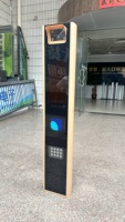 Caméra de reconnaissance automatique des plaques d'immatriculation (LPR/ALPR) en acier inoxydable argenté 5MP haute définition pour contrôle d'accès des véhicules - Vente en gros