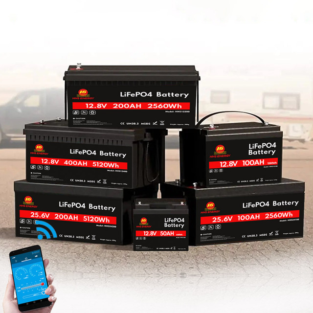 Wholesale Lithium Battery 12V 24V 100Ah 200Ah 300ah 400Ah 12.8V Lifepo4 Battery Pack for RV Marine Solar