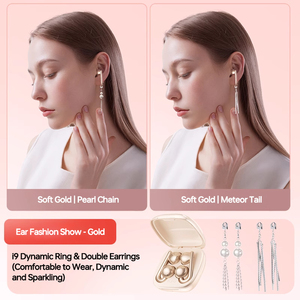 Auriculares Inalámbricos Abiertos I9 OWS de Fábrica OEM, BT5.4, con Clip, Indicador LED de Batería, Chipset JL, Control Táctil, Resistentes al Agua IPX5, Bajos Profundos, <span class=keywords><strong>TWS</strong></span> - Product Image 5