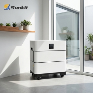 بطارية ليثيوم فوسفات الحديد SUNKIT عالية الجودة بسعة 10 كيلوواط ساعة مع شاشة LCD، متوفرة بالجملة من المصنع مع عمر افتراضي يزيد عن 8000 دورة - Product Image 1