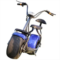 Scooter électrique à deux roues Citycoco pour adultes - Moteur sans balais 1500W/2000W, étanche, suspension intégrale, 50 km/h, 60 km