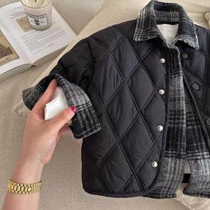 Child Star Circle Children's Quilted Jacket Thickening Long Sleeve Keep Warm Winter Outerwear Boys Girls Baseball Style - Product Image 4