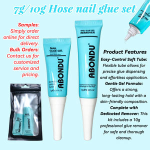 Colle à <span class=keywords><strong>ongles</strong></span> en <span class=keywords><strong>gel</strong></span> ABONDU à séchage rapide sans UV pour <span class=keywords><strong>faux</strong></span> <span class=keywords><strong>ongles</strong></span> à presser, prix de gros direct d'usine - Product Image 2