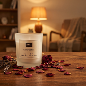 Vela Aromática de Cera de Soja Natural de Alto Padrão com Notas Herbais para uma Sensação de Tranquilidade e Luxo - Product Image 1