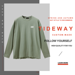 Autunno O collo <span class=keywords><strong>manica</strong></span> <span class=keywords><strong>lunga</strong></span> Soild Color Streetwear Casual <span class=keywords><strong>uomo</strong></span> <span class=keywords><strong>manica</strong></span> <span class=keywords><strong>lunga</strong></span> Plus Size T-Shirt da <span class=keywords><strong>uomo</strong></span> maglietta vuota - Product Image 3