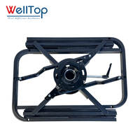 WELLTOP Factory - Quincaillerie de meubles à bas prix - Glissières 360° °   Mécanisme de table à manger rotative et extensible avec base pivotante relevable