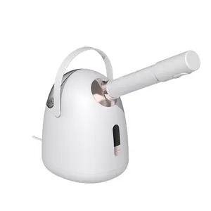 Ultrasonic nano spray humidification and water replenishing cold and hot double spray face steamer Small portable face steamer