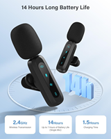 Étui de charge d'annulation du bruit du microphone sans fil J3 pour TikTok YouTube Interviews en direct pour utilisation en extérieur