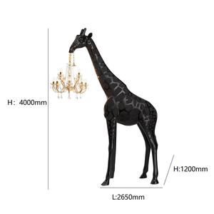 Lampadario Moderno a Forma di Giraffa in Polietilene con Lampada per Ingresso e Soggiorno - Product Image 2