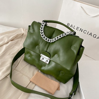 Sac à main tendance en PU avec chaîne, nouvelle collection 2026, pour femme, design créatif personnalisable, sacs à bandoulière