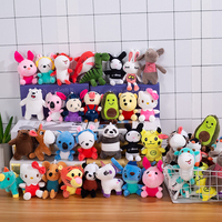 Vente en gros 10-25cm Mignon Drôle Griffe Grue Machine Poupée Super Doux En Peluche Animal Jouets Maille Doublure Ours Type