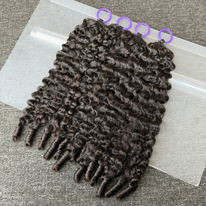 ผมมนุษย์แบบสเปนแท้ 100% แบบถักโครเชต์  ขนาด 8-30 นิ้ว สำหรับผู้หญิง  แบบมัดเป็นช่อ  แยกเป็นช่อสำเร็จรูป - Product Image 6