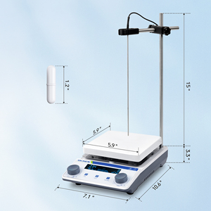 Placa Calefactora LACHOI con Agitador Magnético de Alta Calidad, Especificaciones de 300°C y 1600 rpm - Product Image 6