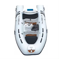 10ft Offre Spéciale RIB 300 certifié CE Hypalon/PVC fibre de verre coque RIB bateau de pêche gonflable