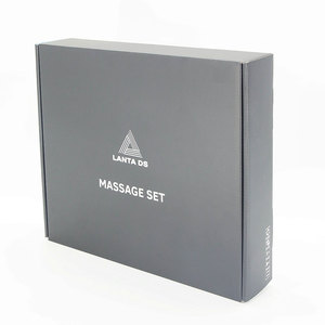 Boîtes cadeaux pliées personnalisées en carton ondulé imprimé UV, écologiques, pour l'expédition de produits de soin, avec pelliculage mat et finition invisible - Product Image 6