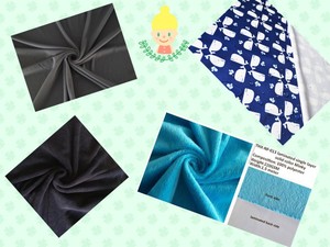 Venta al por mayor de calidad superior 100% poliéster respetuoso con el medio ambiente cepillado Tejido ligero Micro <span class=keywords><strong>Polar</strong></span> Fleece - Product Image 6