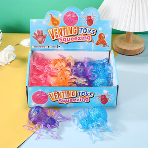 Juguete Antiestrés de Silicona TPE con Forma de Araña, Creativo, para Bromas, Simulación, Alivio del Estrés, para Edades de 2 a 14 Años, Unisex, Caja Sorpresa - Product Image 4