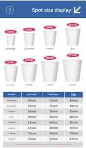 Vasos de Papel para Café con Logotipo Personalizado, 12oz/16oz, con Revestimiento PLA, para Bebidas Calientes, Desechables, Biodegradables, Blancos - Product Image 3
