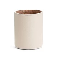 Porte-stylo mince rangement d'accessoires de bureau porte-stylo de bureau personnalisé en cuir PU fantaisie pour bureau