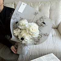 Papier de soie translucide pour emballage floral, papier calque mat givré pour bouquets, matériel d'emballage floral, fournitures pour fleuristes