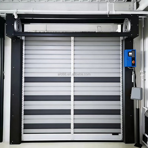 Portes à enroulement coupe-vent directes d'usine pour ports et logistique ; <span class=keywords><strong>Volets</strong></span> roulants rigides sur mesure disponibles - Product Image 1