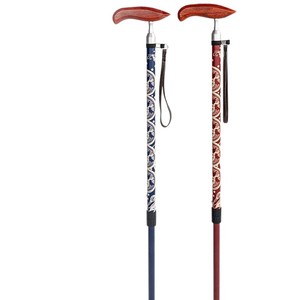 Canne de marche HONGJIAN en fibre de carbone et alliage d'aluminium, réglable en hauteur, à quatre pieds, pour seniors, équipement de soins de santé, de massage et de fitness - Product Image 3